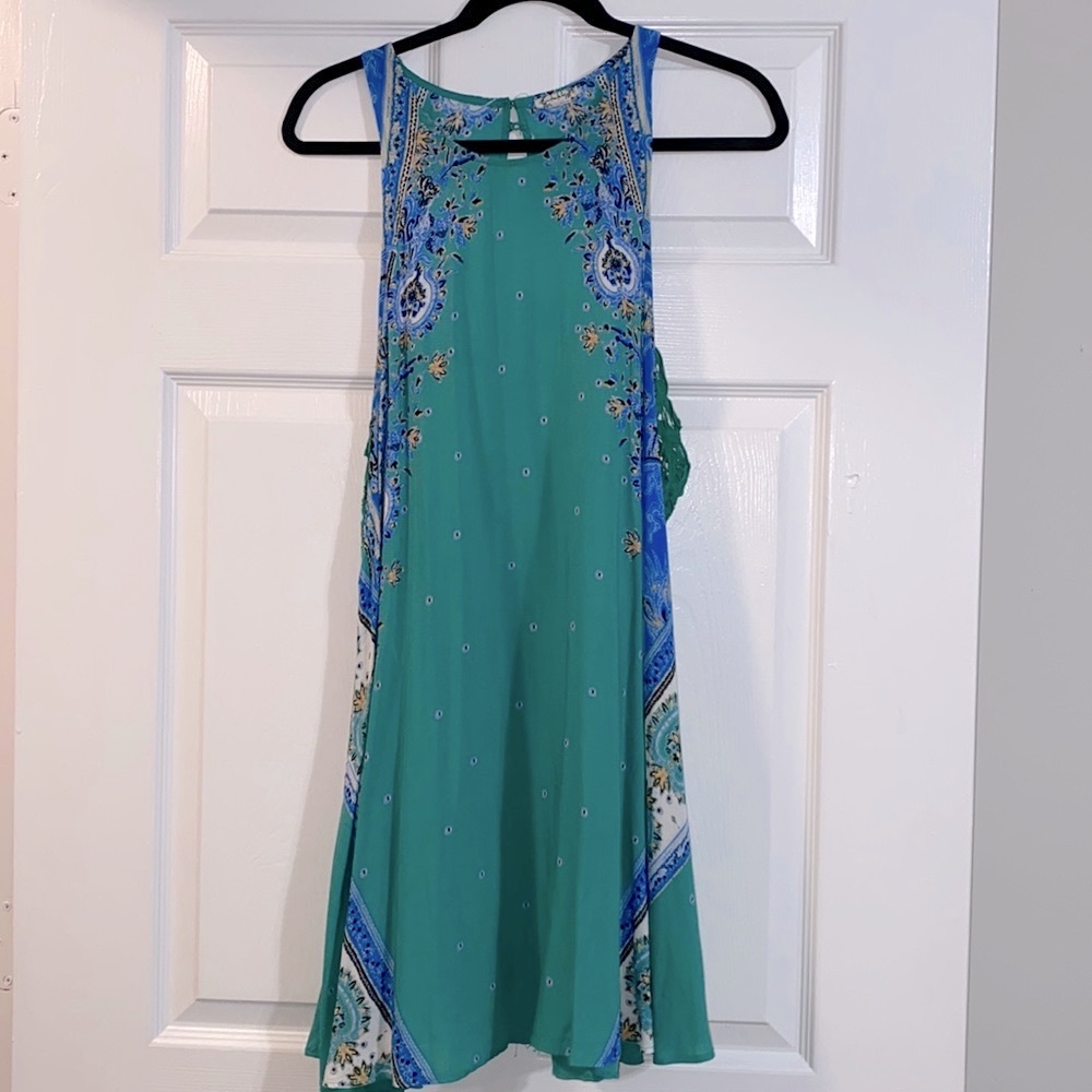 Intimately by Free People Green Mini Dress size M